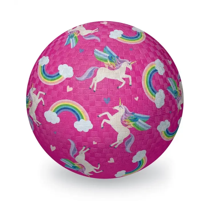 Utförsäljning Playground boll Ø 13 cm - unicorn rainbow