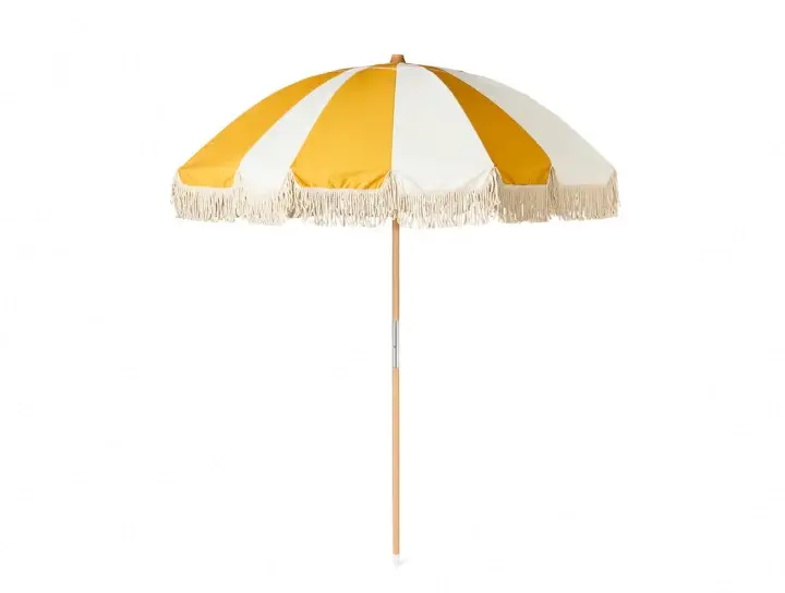 Girasol parasoll Ø 2,1 m - stripe yellow Populärt val