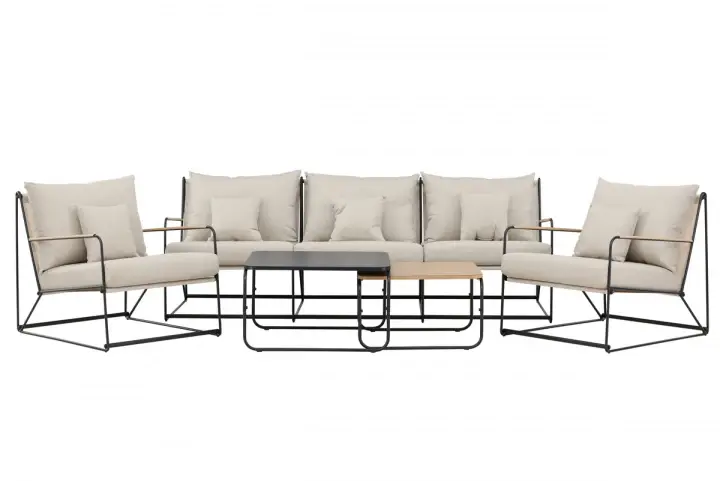 Palazzo soffgrupp - black/beige Nyhet