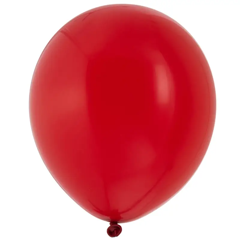 Ballong Röd inkl helium 30cm Premium