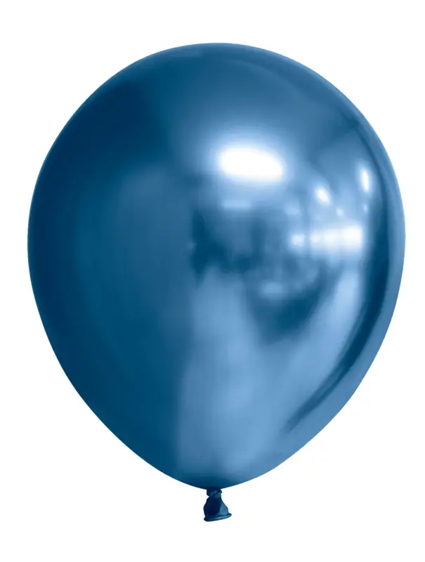 Populärt val Ballong Mirror Blå inkl helium 30cm
