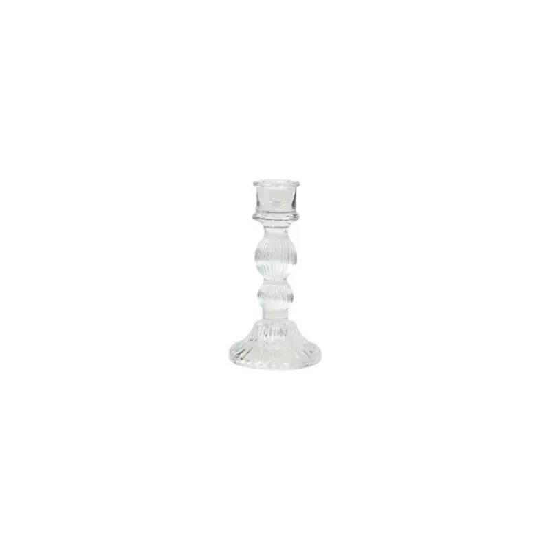 Fri frakt Ljusstake Glas D8x15cm