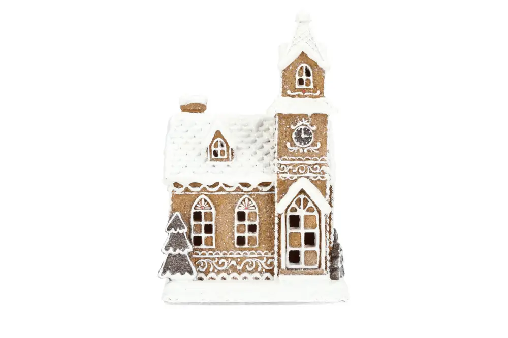 Rea Ljuslykta Led Pepparkakshus 14x12x21cm