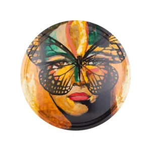 Erbjudande Bricka Golden Butterfly Gynning 46cm