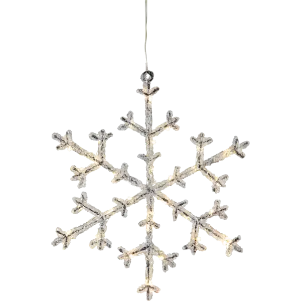 Säker betalning Snöflinga Icy 28x32cm
