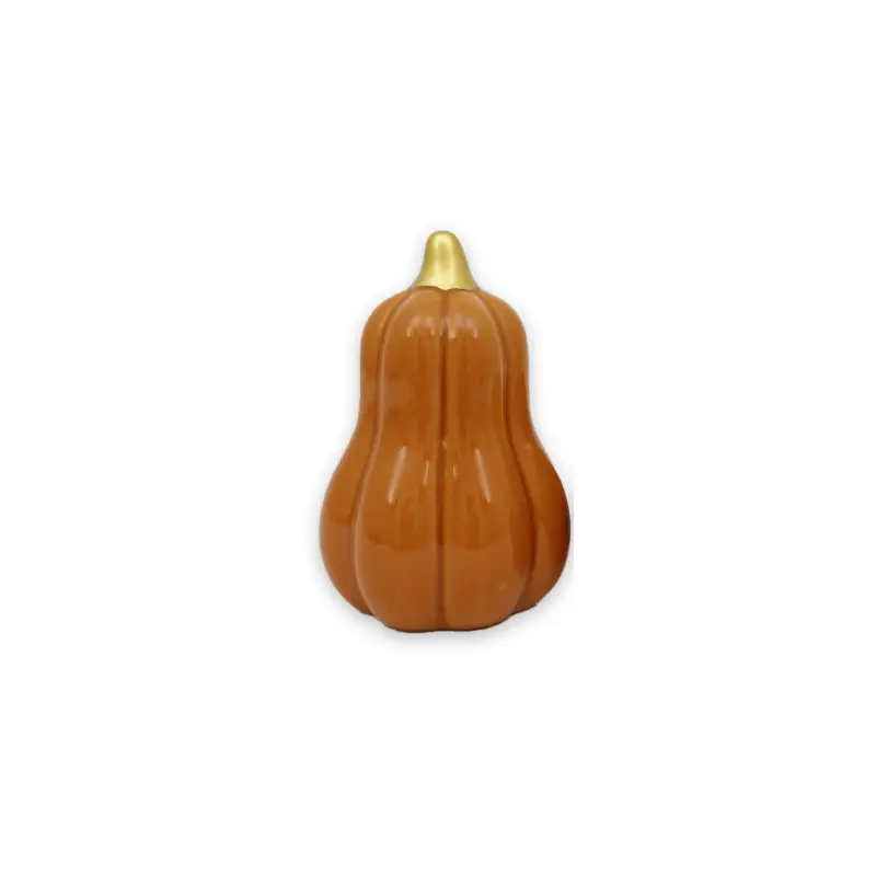 Pumpa Orange Hög M 6.5×6.5×9.2cm Premium