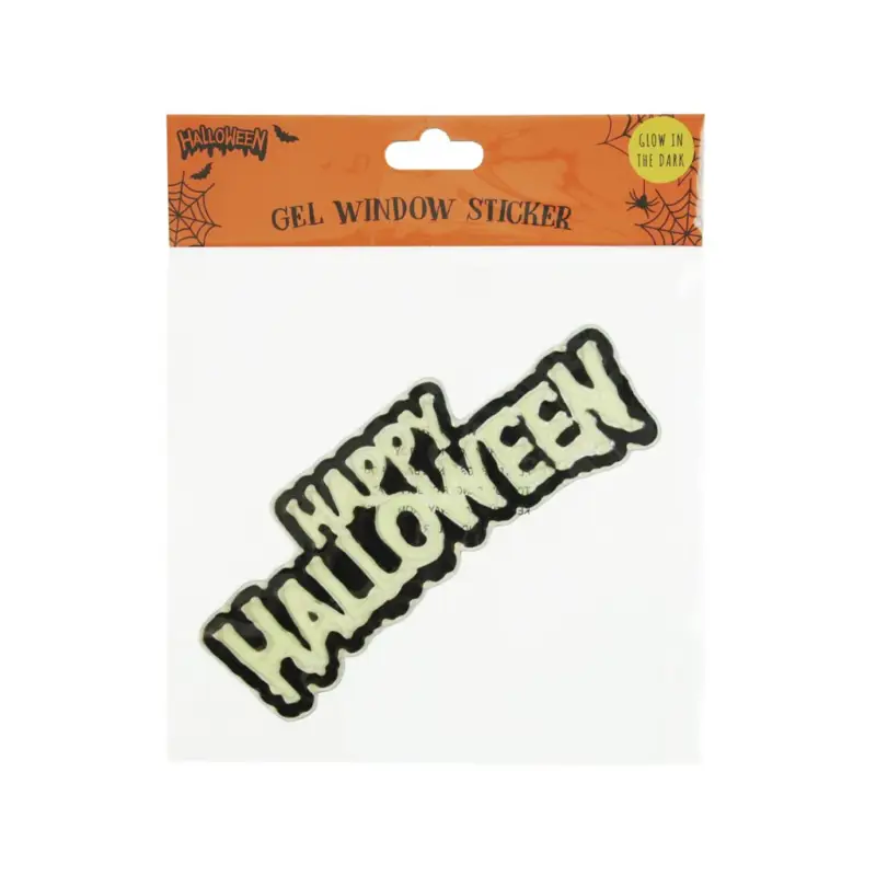 Fönsterstickers Självlysande Happy Halloween Expressleverans