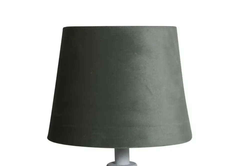 Begränsat antal Lampskärm Sammet Rund Grön 18x23x18 cm
