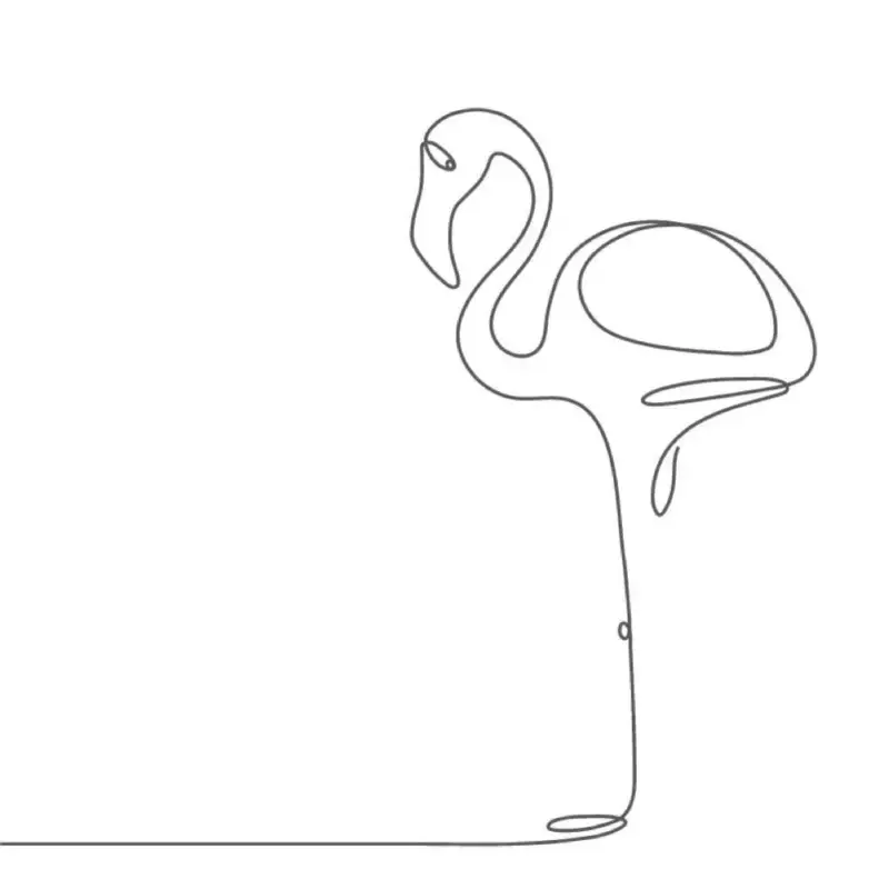 Fynd Poster Symboler – Flamingo