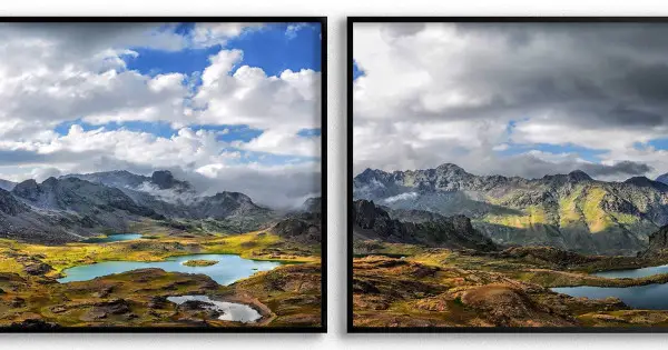 Drömlikt landskap - Poster-set i två delar Begränsat erbjudande