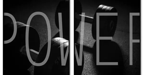 Power och hantlar - Motiverande posters Köp nu