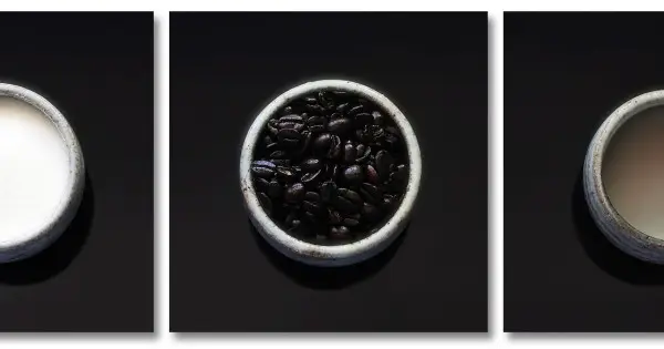 risnedsättning Kaffe - Tavla i Tre delar