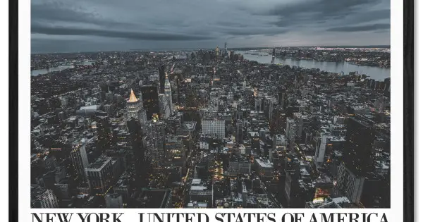 Klassiskt Motiv av New York - Retro Poster Erbjudande