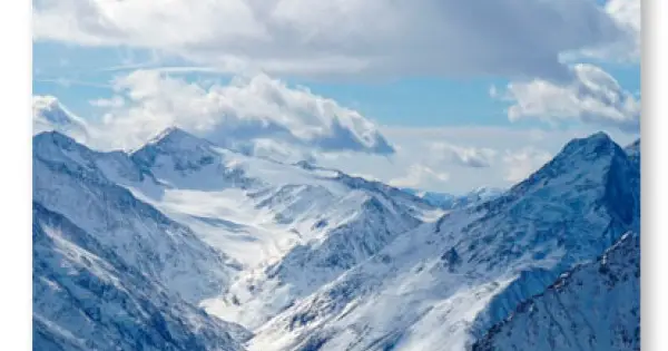 Vinter i Berg - Poster med Natur Fotografi Premium