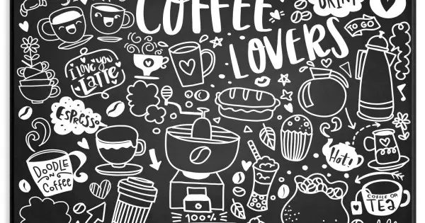 Kökstavla Coffee - Poster till köket Extra rabatt