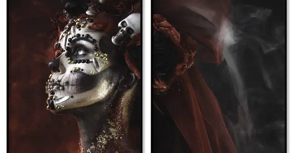 Outlet Posters med vacker los muertos flicka