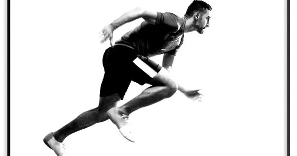 Man on the run - Sport poster Expressleverans
