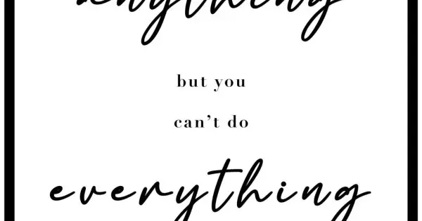Rabatter You can do anything - Enkel text poster