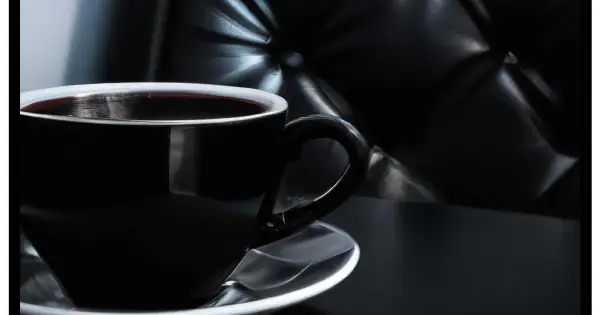 Kundfavorit Abstrakt kaffekopp - Elegant kvadratisk köksaffisch