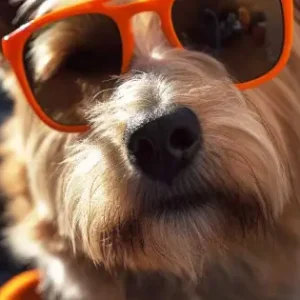 Cool Orange Dog - Trendig poster Erbjudande
