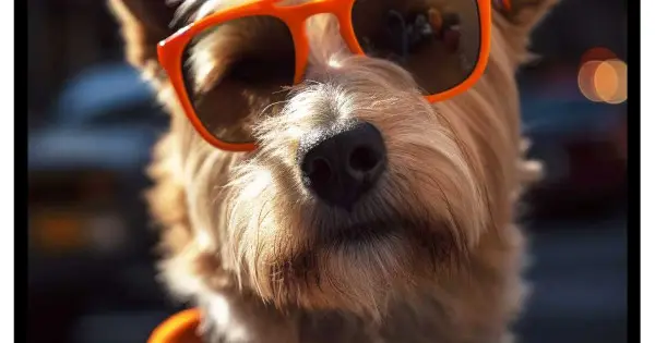 Cool Orange Dog - Trendig poster Erbjudande