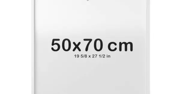 Trygg betalning Träram - Vit 50x70cm