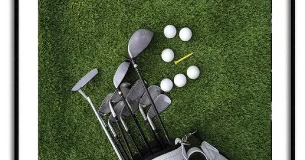 Golfbag med klubbor - Sport poster Snabb frakt