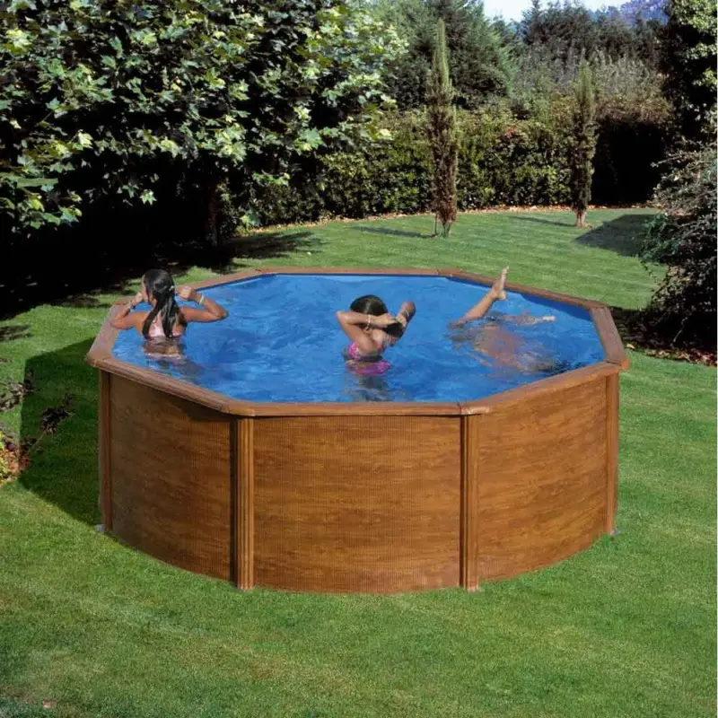 Planet Pool Poolset Trä Rund Endast idag
