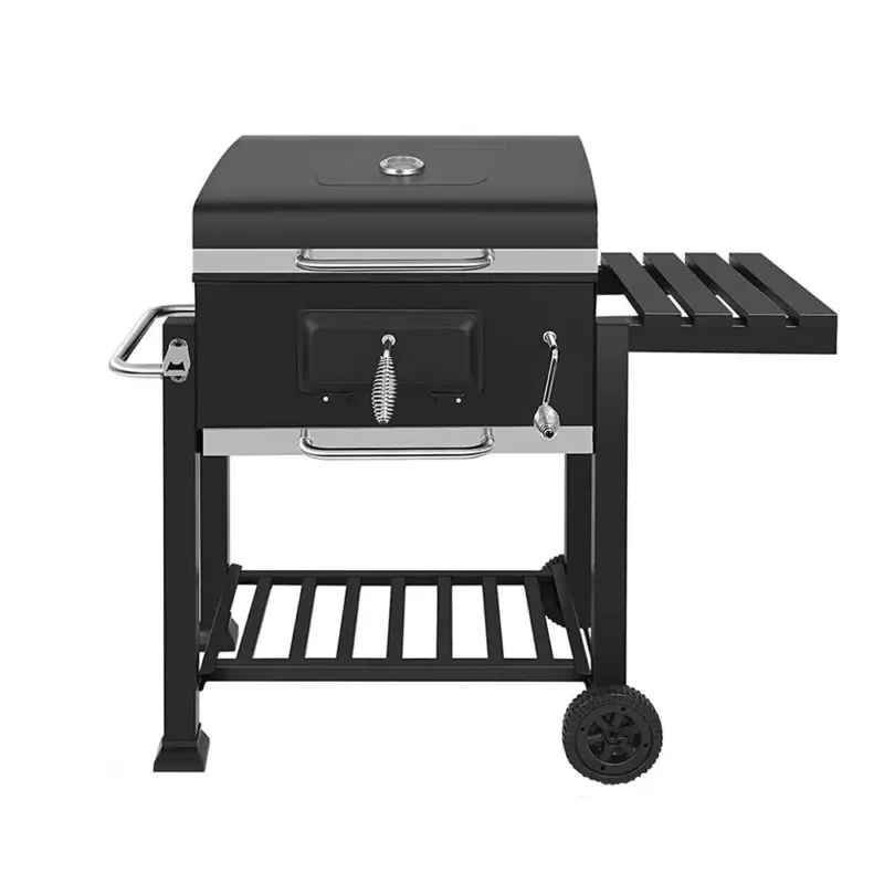 Begränsad tid Multifunktionell grill – för grillning, stekning och rökning (med sidobord)