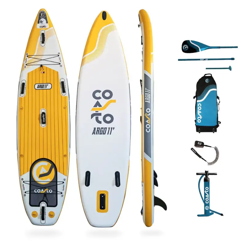 Uppblåsbar SUP Coasto Argo 11’ – Touring Populär