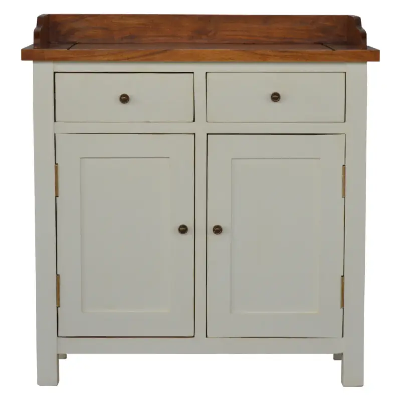 Country Two Tone Kitchen Cabinet Fri frakt