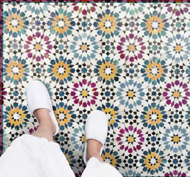 Outlet Medelhavs mosaik vinylgolv