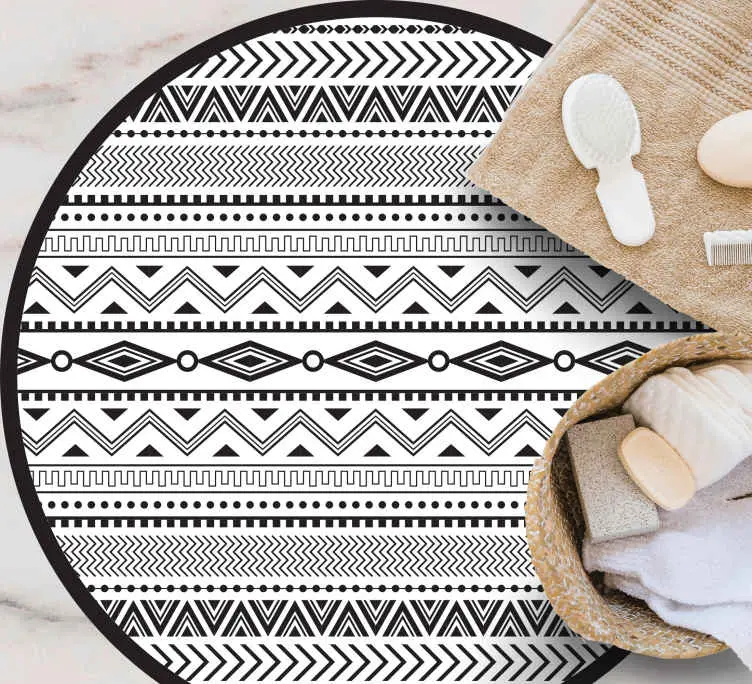 Snabb leverans Tribal geometriska mönster etniska stilmattor