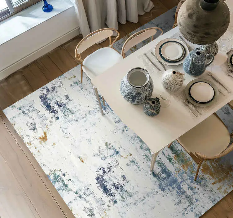 Fynd Abstrakt texturerad design Vinylmatta Matsal