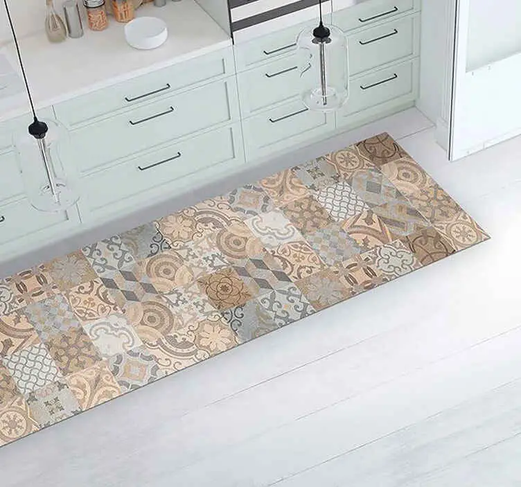 Kampanj Cementin arancioni Vinylmatta Mosaik