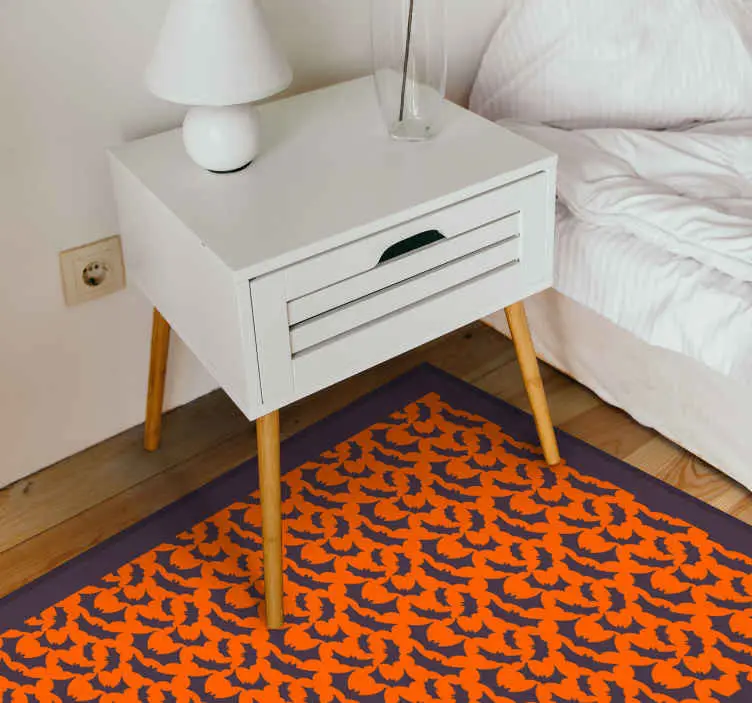 Utsmyckat kattmotiv Vinylmatta djurtryck Kampanjpris