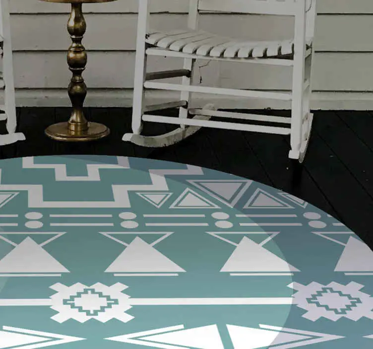Kampanjpris Stamgeometri Vinylmatta geometrisk