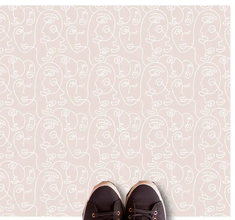Köp nu Rosa texturerade mattor i nordisk stil
