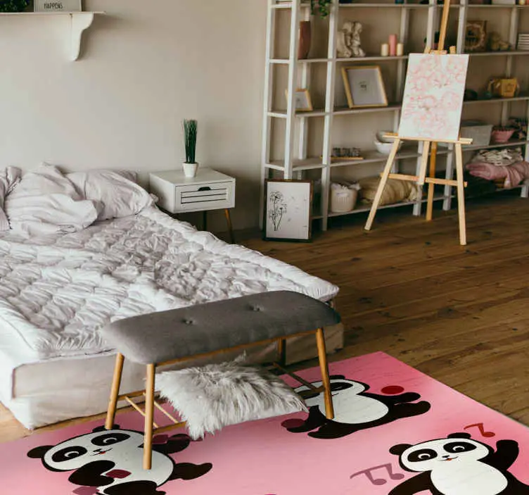 Fitness panda djurmatta Beställ nu