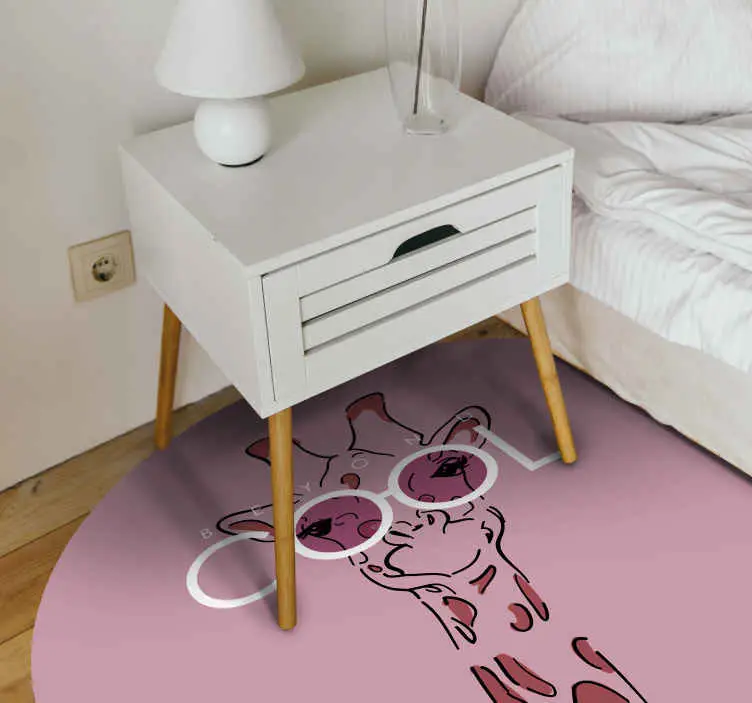 Cool giraff djur matta vinyl matta Sänkt pris