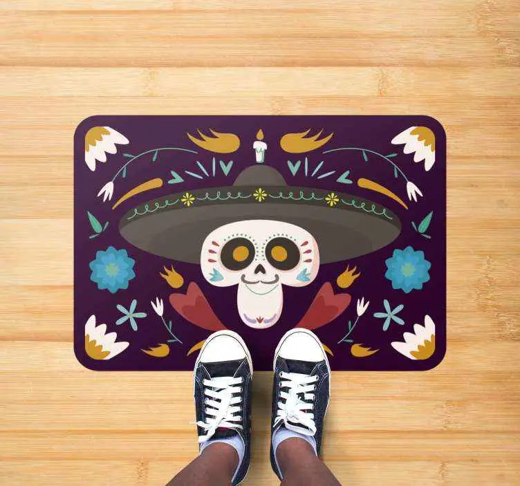 Mexikansk stil halloween mattor Reapris