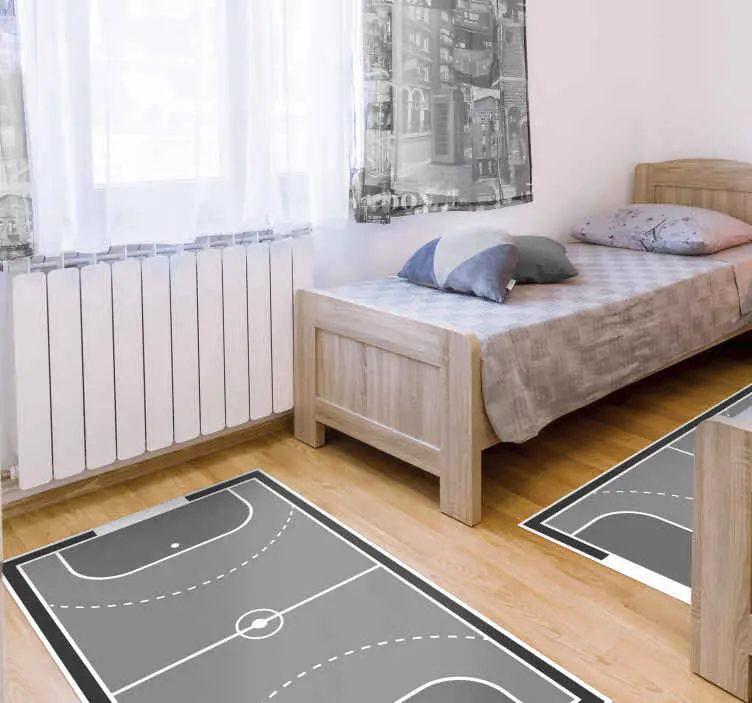 Handla nu Handbollsplanens design Vinylmatta spel