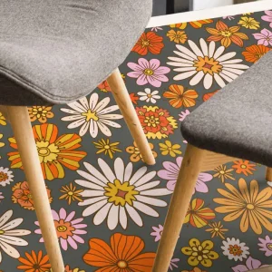 70-talets blommamatta Endast idag
