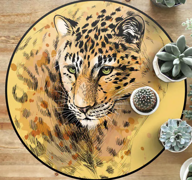 Leopardformad djurmattor Snabb leverans
