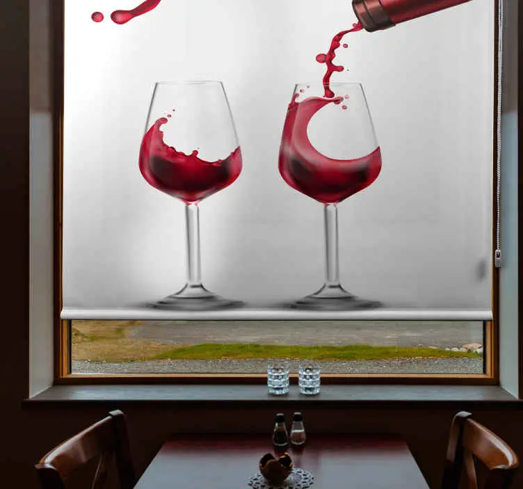 Billig Glas vin kul matsal rullgardin