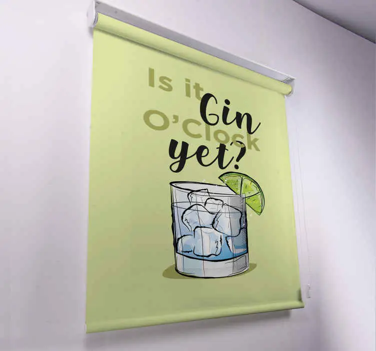 Populärt val är det gin vardagsrum rullgardin