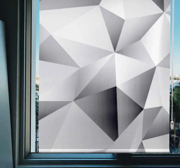 Geometriska formationer Mönstrade rullgardiner Reapris