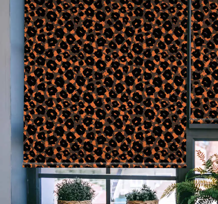 Köp nu Kalahari leopard imitation djur rullgardin