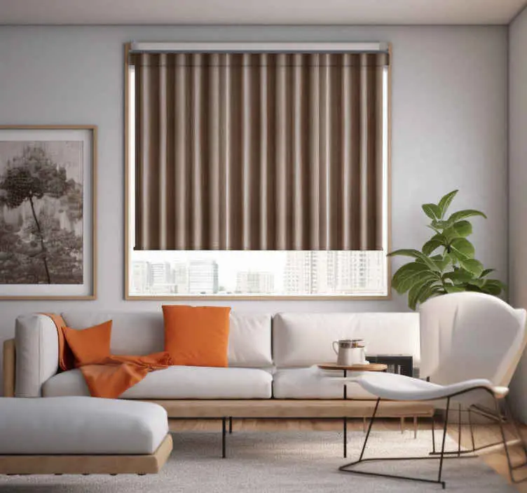 Endast idag Gardin textur Rullgardin beige