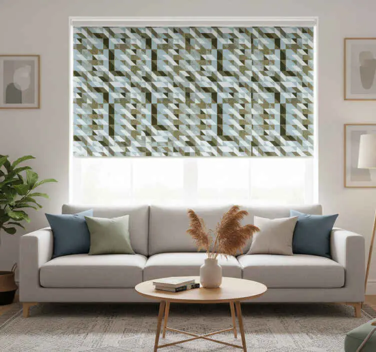 Snabb frakt Rullgardin modern moderna trianglar